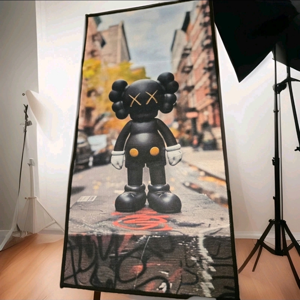 Kaws Street-themed Rug